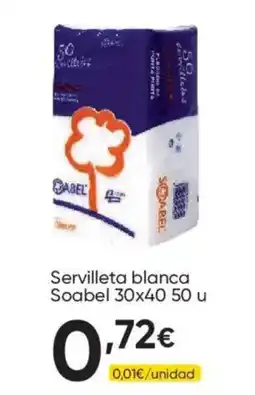 FROIZ Soabel servilleta blanca oferta