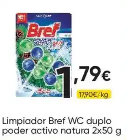 FROIZ Bref limpiador wc duplo poder activo natura oferta