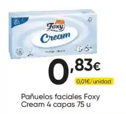 FROIZ Foxy Pañuelos faciales Cream oferta