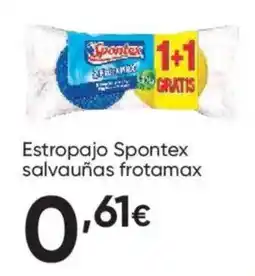 FROIZ Spontex estropajo salvauñas frotamax oferta