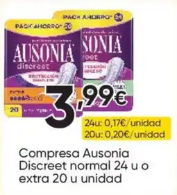 FROIZ AUSONIA Compresa Discreet normal oferta