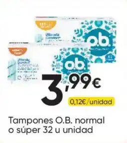 FROIZ Tampones O.B. normal oferta