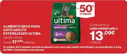 El Corte Inglés ultima alimento seco para gato adulto esterilizado oferta