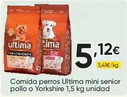 FROIZ ultima comida perros mini senior pollo o yorkshire oferta