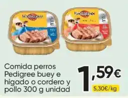 FROIZ Pedigree comida perros buey e hígado o cordero y pollo oferta
