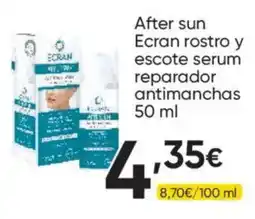 FROIZ Ecran After sun rostro y escote serum reparador antimanchas oferta