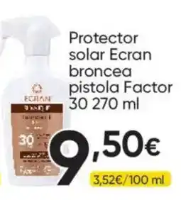 FROIZ Ecran Protector solar broncea pistola Factor 30 oferta