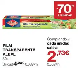 El Corte Inglés Albal film transparente oferta
