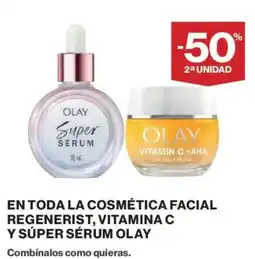 El Corte Inglés Olay la cosmetica facial regenerist vitamina c y super serum olay oferta