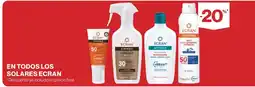 El Corte Inglés Ecran solares oferta