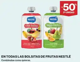 El Corte Inglés Nestlé En todas las bolsitas de frutas oferta