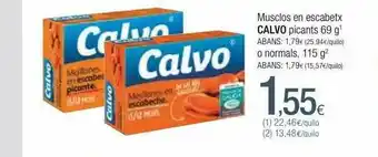 Condis Musclos En Escabetx Calvo Picants O Normals oferta