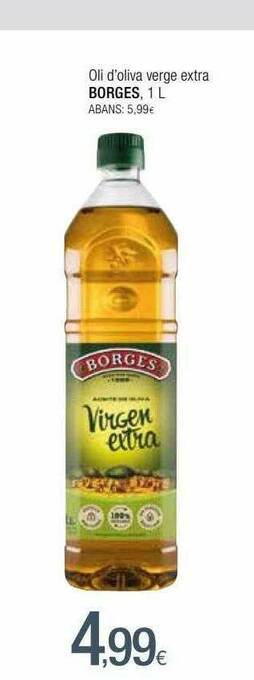 Condis Oli D'oliva Verge Extra Borges oferta