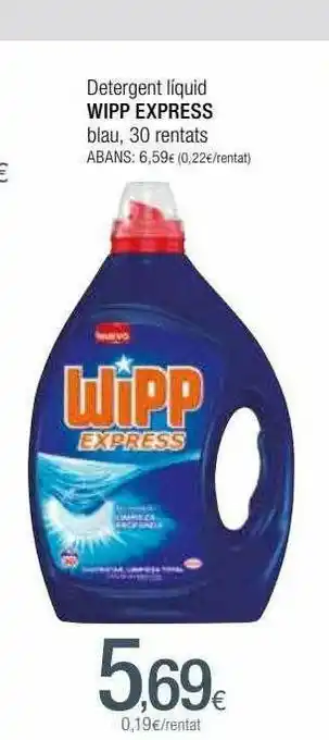 Condis Detergent Líquido Wipp Express oferta