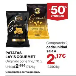 Supercor LAY'S GOURMET Patatas oferta