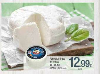 Condis Formatge Fresc De Cabra Tio Rest oferta