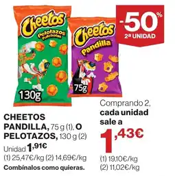 Supercor Cheetos pandilla o pelotazos oferta