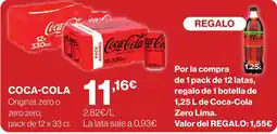 Supercor COCA-COLA Original, zero o zero zero oferta