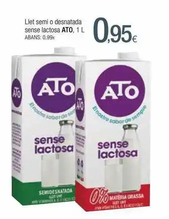 Condis Llet Semi O Desnatada Sense Lactosa Ato oferta