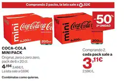 Supercor Coca-cola mini pack oferta