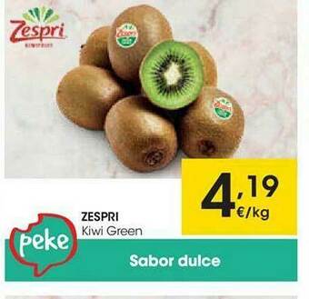 Eroski Zespri Kiwi Green oferta