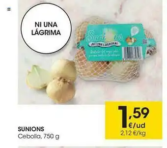 Eroski Sunions Cebolla oferta