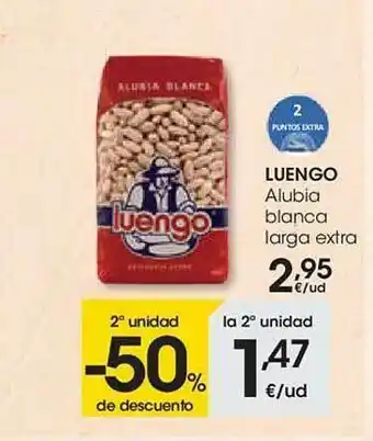 Eroski 2a Unidad -50% De Descuento Luengo Alubia Branca Larga Extra oferta