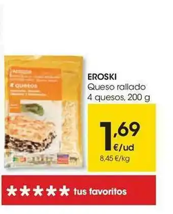 Eroski Eroski Queso Ralaldo 4 Quesos oferta
