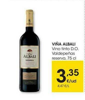 Eroski Viña Albali Vino Tinto D.o. Valdepeñas Reserva oferta