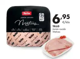 Supermercados Lupa TELLO Jamón cocido Matices oferta