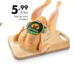 Supermercados Lupa Pollo de corral Campero oferta