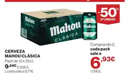 Supercor MAHOU CLÁSICA Cerveza oferta