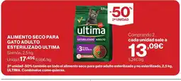 Supercor ULTIMA Alimento seco para gato adulto esterilizado adulto oferta