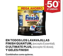 Supercor FINISH En todos los lavavajillas finish quantum, o ultimate plus,y geles oferta