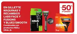 Supercor En gillette máquinas y recambios labs face y fusion5 y blue3 smooth oferta