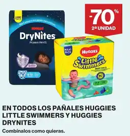 Supercor En todos los pañales huggies little swimmers y huggies drynites oferta