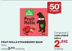 Supercor Fruit rolls strawberry bear oferta