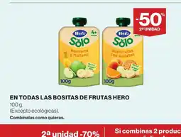 Supercor HERO En todas las bositas de frutas oferta