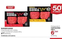 Supercor Burger goiko oferta