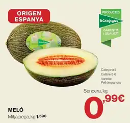 Hipercor El Corte Inglés meló oferta