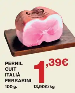 Hipercor Ferrarini pernil cuit italià oferta