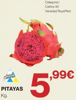 El Corte Inglés Producto Canario pitayas oferta