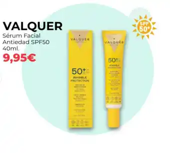 Valquer sérum facial antiedad spf50