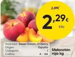 FROIZ Origen - melocoton rojo oferta