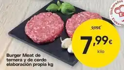 FROIZ Burger meat de ternera y de cerdo elaboracion propia oferta
