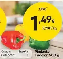 FROIZ Origen - pimiento tricolor oferta