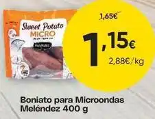 FROIZ Melendez - boniato para microondas oferta