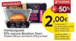 FROIZ Brooklyn town - hamburguesa 92% vacuno oferta