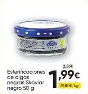 FROIZ Esferificaciones de algas negras oferta
