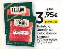 FROIZ Legado - paleta o jamón de cebo ibérico oferta